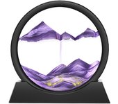 Pintura en movimiento Marco de Arena que fluye Decoración de escritorio para el hogar, La Oficina y el trabajo Imagen de Arte de Arena en movimiento Reloj de Arena 3D