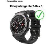 3pcs Tempered Glass Films Guard for Huami Amazfit T-rex 3 Smart Watch Trex 3 Screen Protector Protective Glass Film