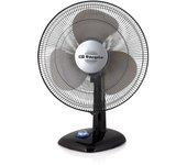 Orbegozo TF 0144 - Ventilador de sobremesa. 3 Velocidades, Potencia 50 W, Negro