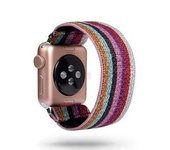 Scrunchie Strap for Apple watch band 40mm 44mm 42mm 45mm 41mm 49mm Elastic solo loop bracelet iWatch series 3 se 6 7 8 9 ultra 2