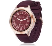 DAM. Smartwatch T214 compacto y elegante. Llamadas BT, notificaciones push. Monitor de salud, ciclos femeninos. Modos deportivos. 4,1x1,1x4cm
