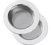 Colador de fregadero de Maple inoxydable, colador de Desagüe para fregaderos de Cocina Con Borde de 11,3 cm de diámetro (paquete de 2)