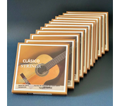 Classical Guitar Strings - Nylon Core Basses - Silver-Plated Copper Alloy Wound - Normal Tension / 6-string set  (028-043)