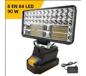 3/4/5/8Inch Led Light Portable Spotlights Cordless Work Outdoor Fishing Handheld Emergency Tool Light Fit Dewalt 18V Battery