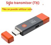 1080P 50M 5.8G Wireless Video Transmitter Receiver Extender Adapter Dongle Kit for Cinema Laptop PC to TV Monitor Projector