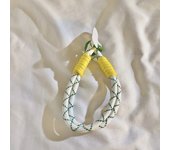 Mobile Phone Lanyard Woven Wristband Short Bracelet CCD Camera Clip Double Chain Keychain Short Lanyard Strap  Anti-Lost Lanyard