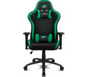 DRIFT GAMING Silla DR110  - Silla Profesional, tejido fabric alta transpriación, reposabrazos 4D, ruedas silenciosas, piston clase 4, inclinación, cojines cervical/lumbar, color Verde