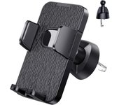Soporte Movil Coche, Universal Soporte Teléfono Coche para Rejilla del Aire Ventilación con 360° Rotación Ajustable Sujeta Soporte Móvil Télefono para Smartphones de 4,7 a 6,9 ​​Pulgadas