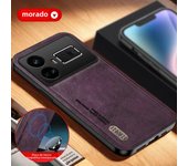 Luxury PU Leather Skin Magnetic Protective Back Cover Phone Case for OPPO Realme 12 11 Pro C63 C65 C67 GT5 C53 C55 GT3 Neo 5SE