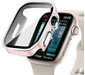 Waterproof Case for Apple Watch 7 8 9 45mm 41mm Screen Protector Glass+Cover Bumper Tempered iWatch 5 SE 6 44mm 40mm Accessories