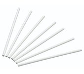 Kitchencraft Palos de Piruleta y Tartas de Papel Blanco 10cm - Paquete de 50