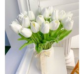 10/20PCS Simulate Handmade Tulip Bouquet Wedding Flower Arrangement Home Decoration