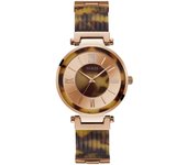 Guess Reloj Analógico para Mujer de Cuarzo con Correa en Acero Inoxidable W0638L8