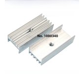 100pcs white Aluminum Heatsink Radiator 15*10*16/20/22/25/30/40/50mm Transistor TO-220 For TO220 Transistors IGMOPNRQ