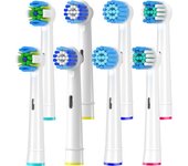 8Pack Replacement Brush Head Compatible with Braun Oral B Electric Toothbrushes, Toothbrush Head Fit for Oral b Vitality Pro
