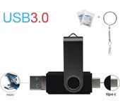 USB 3.0 Pen Drive OTG 3 IN 1 Type-c 3.0 Usb Flash Drive 8GB 16GB 32GB PenDrive 64GB 128GB Flash Usb Memory