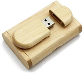 JASTER USB Flash Drive 2.0 128GB 64GB 32GB Wooden/Bamboo Memory Stick 16GB 8GB Pen Drive Photography Gift (No Customized Logo)