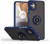 Shockproof Armor Matte Case For Motorola G22 E22i 23 32 52 72 13  53 42 G82 24 34 84 51 71 200 Magnetic Holder Ring Stand Cover