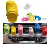 1 pieza de Creatividad en forma de Zapato de aromaterapia ventilación de Aire del coche perfume