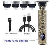 T9 Portable Vintage Hair Trimmer - USB Fast Charging Cordless Barber Clipper for Men's Beard Grooming  Hair Cutting Machine