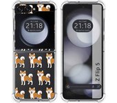 Funda Silicona Antigolpes para Samsung Galaxy Z Flip 5 5G diseño Perros 08 Dibujos
