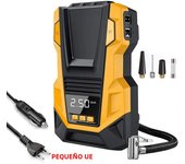 Car Tire Inflator Portable Air Compressor 150PSI Digital Air Pump AC220/110V DC12V With LED Light for Car Motorcycle Bicycle