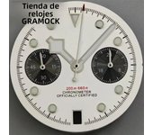 GRAMOCK 30mm VK64 Dial White Black Pink Sky Blue Dark Blue Gold Dial Green Luminous Fit VK64 Quartz Movement 6 O 'clock Date