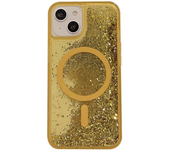 Liquid quicksand glitter magnetic phone case suitable For iPhone12 13 14 15 16 ProMax Plus phone thick anti drop protective case