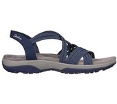 Skechers Reggae Slim - Turn It Up Sandalias deportivas para mujer azul marino en textil 86237