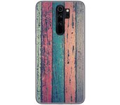 Tumundosmartphone Funda Gel Tpu para Xiaomi Redmi Note 8 Pro diseño Madera 10 Dibujos