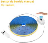 Super Bright USB DC 5V COB LED Strip Light 320leds/m with Hand Scan / Dimmable Touch Sensor Switch/ Push Switch 1m 2m 3m 4m 5m