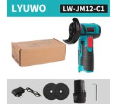LYUWO Mini Angle Grinder Mini Household Rechargeable Cutting Machine Polishing Machine Electric Hand Grinder Polishing Machine