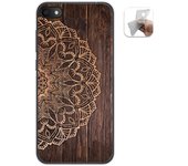 Tumundosmartphone Funda Gel Tpu para Alcatel 1V 2019 diseño Madera 06 Dibujos