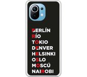 Funda compatible con Xiaomi Mi 11 - Profesor Rojo Fondo Negro