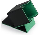 MTG Card Deck Box,Card Deck Case Holds 100+ Sleeved Cards, PU Leather Card Storage Box For  TCG game trading cards.