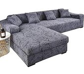 Funda Sofá Chaise Longue Derecho/Izquierdo Cubre Sofá de Forma L Protector para Sofá Necesita Comprar 2 Piezas (Color : G, Size : 3 plazas (190-230 cm))