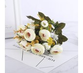 30CM Artificial Roses European Silk Tea Pod Wedding Holiday Party Bridal Decoration Home Vase Flower Arrangement Accessories