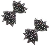 1/2Pcs Mesh Hot Diamond Bow Shoe Decorations Clip Shiny Rhinestone Bow Shoe Clips Bride Wedding High Heel Accessory Shoe Buckles