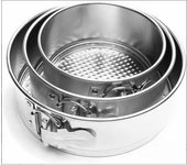 Pack de 3 MOLDES HORNO Redondos Varias Medidas - Moldes de Horno Desmontables para Repostería Pastelería - Moldes para Hornear