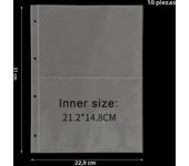 A4 Kpop Photocard Binder Sheets Multiple Pockets Sleeve PP Acid Free 4x6 Photo Album Refill Pages Card Stamp Die Jewelry Storage