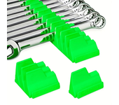 20-Slot Wrench Organizer - Durable Plastic, Box End Design For Easy Storage