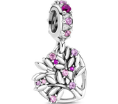 Charm colgante Pandora Corazón Árbol de la Vida Rosa 799153C01 mujer