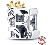 New in 26 A-Z Alphabet Beads 925 Sterling Silver Letter Charm Fits Original Pandora Charms Bracelet Silver Jewelry For Women