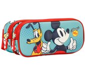 Disney Mickey Mouse Best 3D Double Pencil Case, Green
