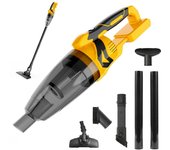 Aspiradora inalámbrica de mano eléctrica, aspiradora inalámbrica para el hogar y el coche, doble uso, portátil, limpieza de alta potencia para batería Makita de 18V