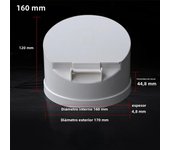 50-160mm PVC Drain Pipe Floor Drains Sewage Pipe Large Displacement Anti Odor Anti-rat Cover Septic Tank Outdoor Pipe Valve