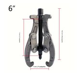 1-pack three-jaw code puller bearing extractor car wheel hub removal tool multifunctional triangular bearing puller hand tool