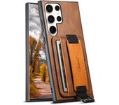 Leather Wallet Phone Case For Samsung Galaxy S25 S24 S23 S22 FE Ultra Plus Note 20 Ultra Card Holder Cover