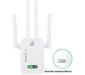 1200Mbps Wireless WiFi Repeater 2.4G/5G Dual-band Signal Extender Booster WiFi 5 Amplifier Network Long Range Signal WiFi Router