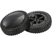 Llantas de 6 Ruedas para parrillas de barbacoa 2 Pack Bbq Grill Wheels Smooth Rolling Black